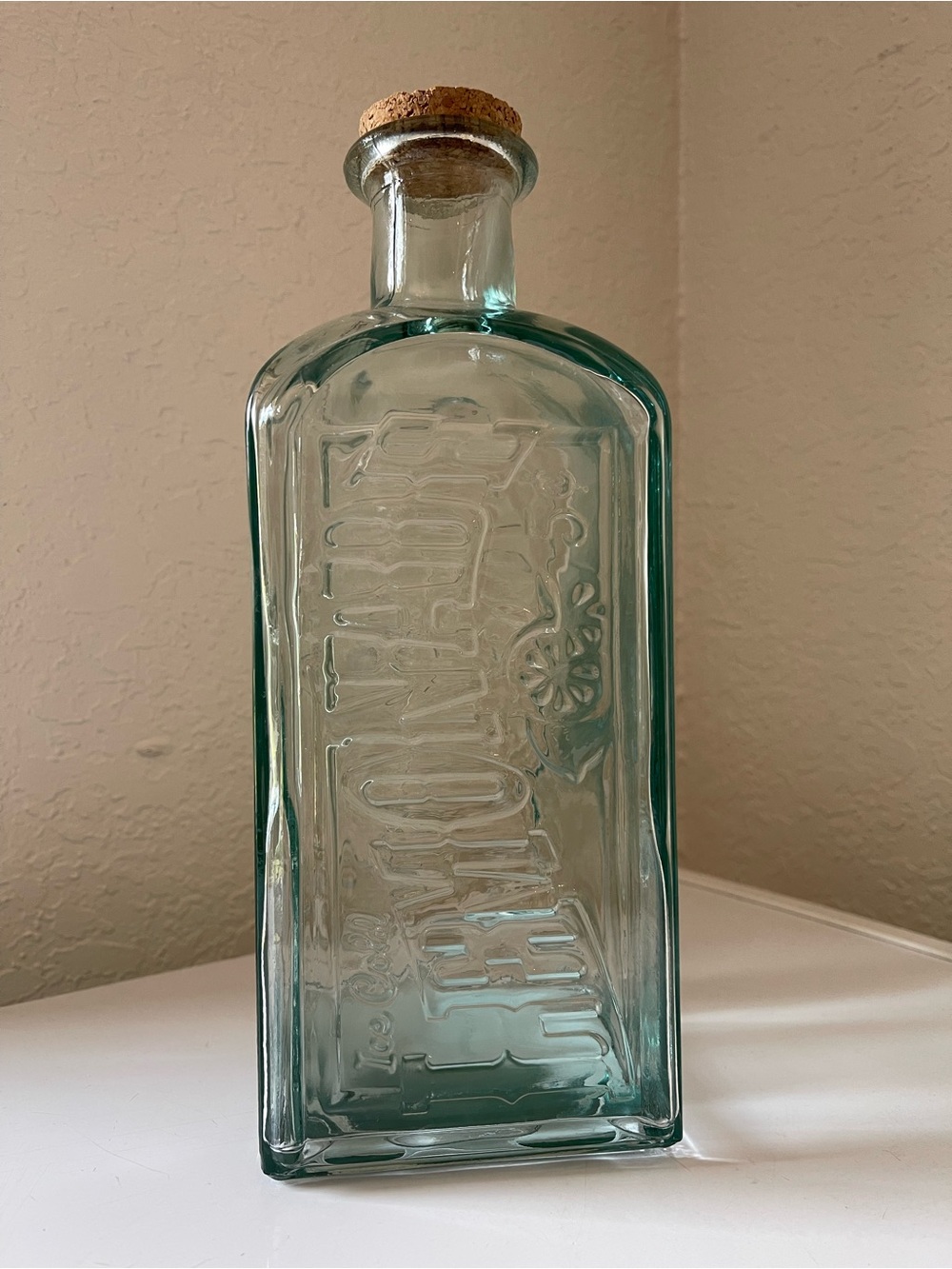 Glass Lemonade Jug with Cork Stopper